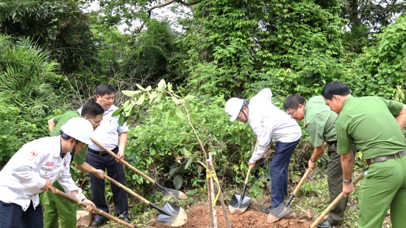 Vietsovpetro khởi công công trình “Đường hoa bằng lăng - hoa giấy” tại Côn Đảo