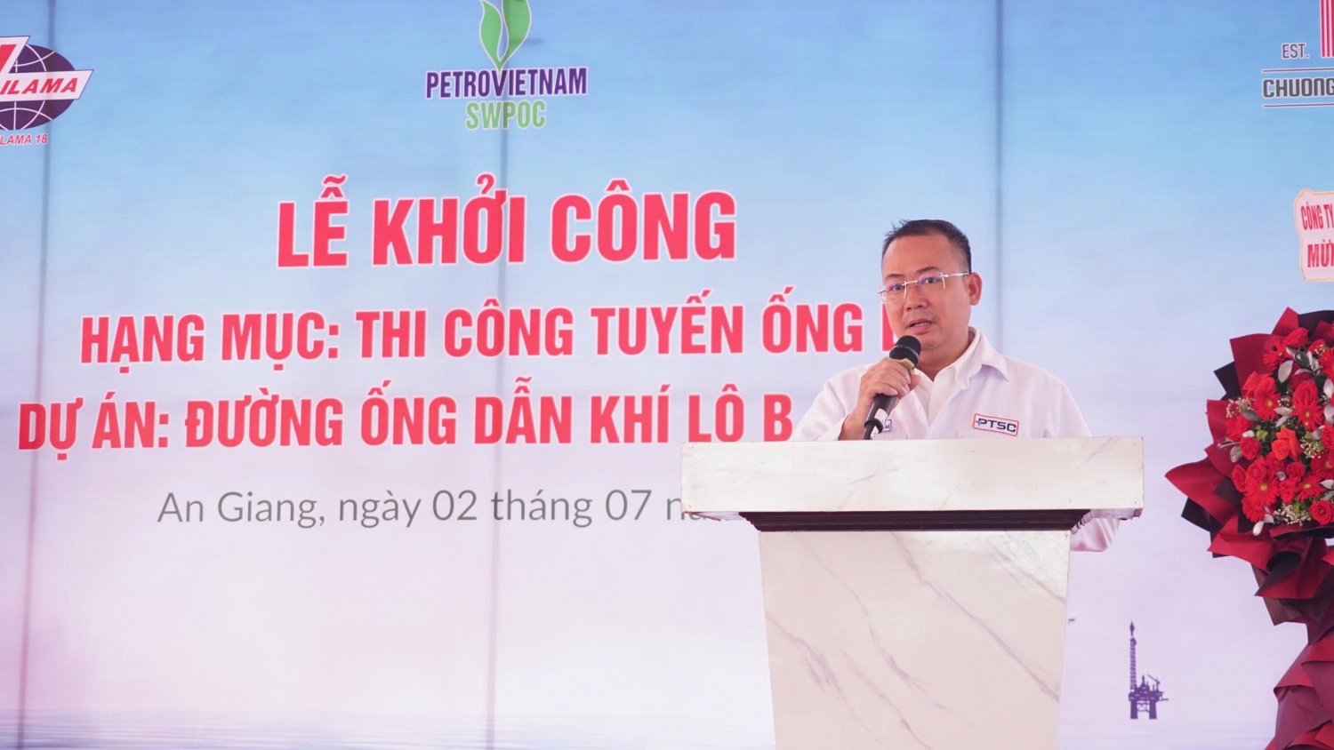 Khởi công hạng mục tuyến ống bờ dự án Đường ống dẫn khí Lô B - Ô Môn