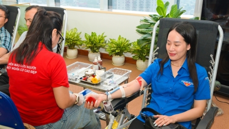 Petrovietnam tổ chức chương trình hiến máu nhân đạo “Giọt hồng yêu thương” năm 2025