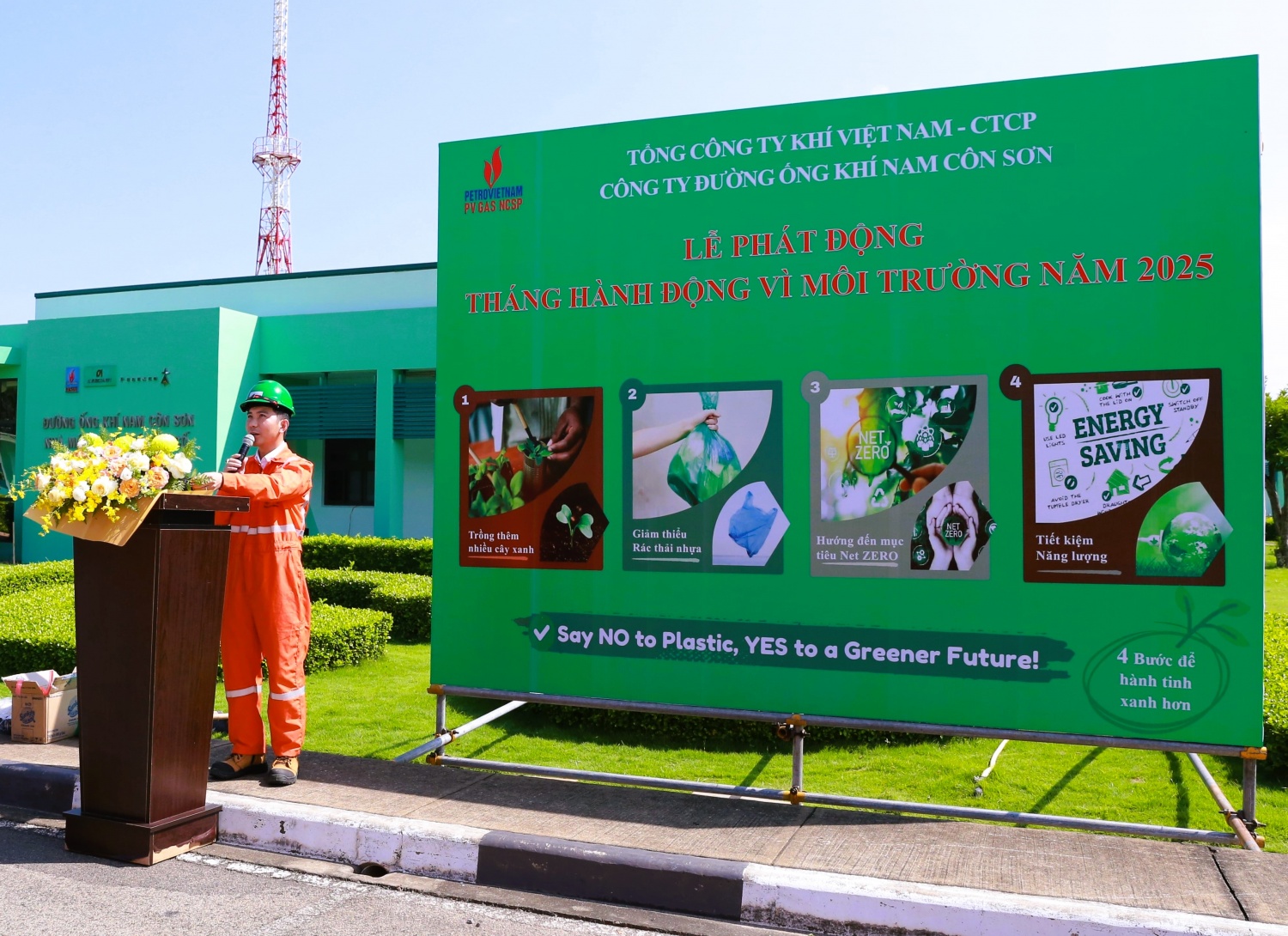 NCSP và PV GAS D chung tay phủ xanh không gian sống