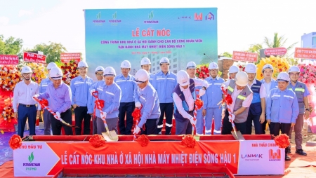 PVPMB đẩy nhanh tiến độ dự án nhà ở xã hội dành cho CBNV NMNĐ Sông Hậu 1