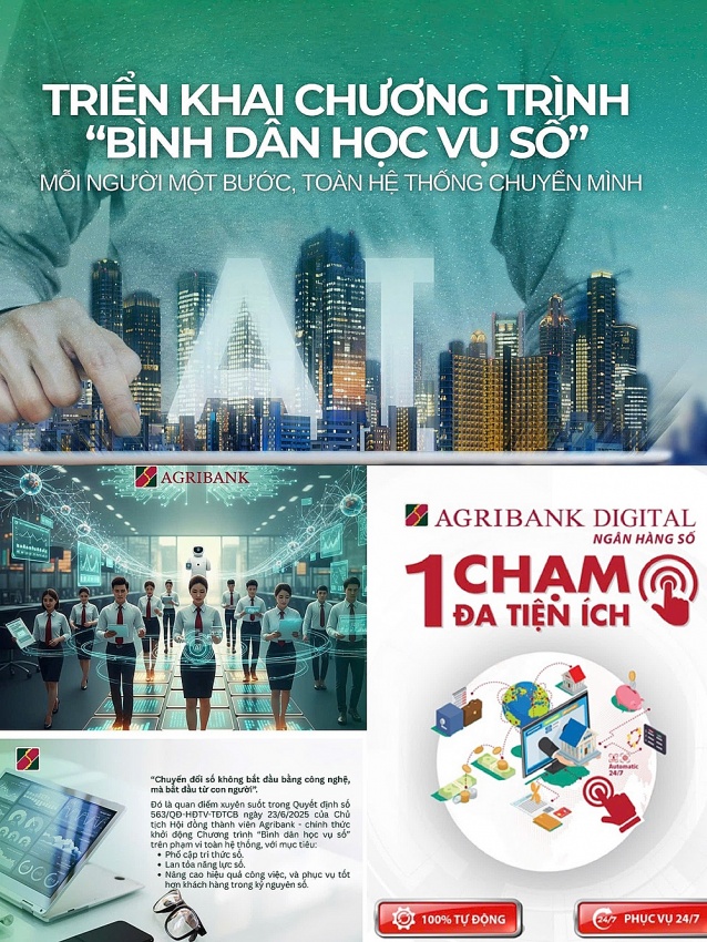 Đột phá về khoa học, công nghệ, đổi mới sáng tạo, chuyển đổi số - Động lực then chốt đưa Agribank phát triển nhanh, bền vững