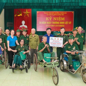 Hội CCB Petrovietnam và PVChem thăm, tặng quà các thương, bệnh binh tại Hưng Yên