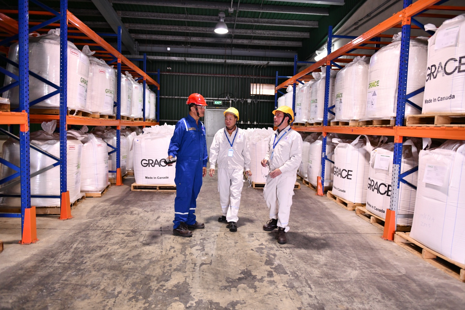 Đoàn công tác kiểm tra trang thiết bị ứng phó sự cố khẩn cấp tại công trường NMLD Dung Quất.