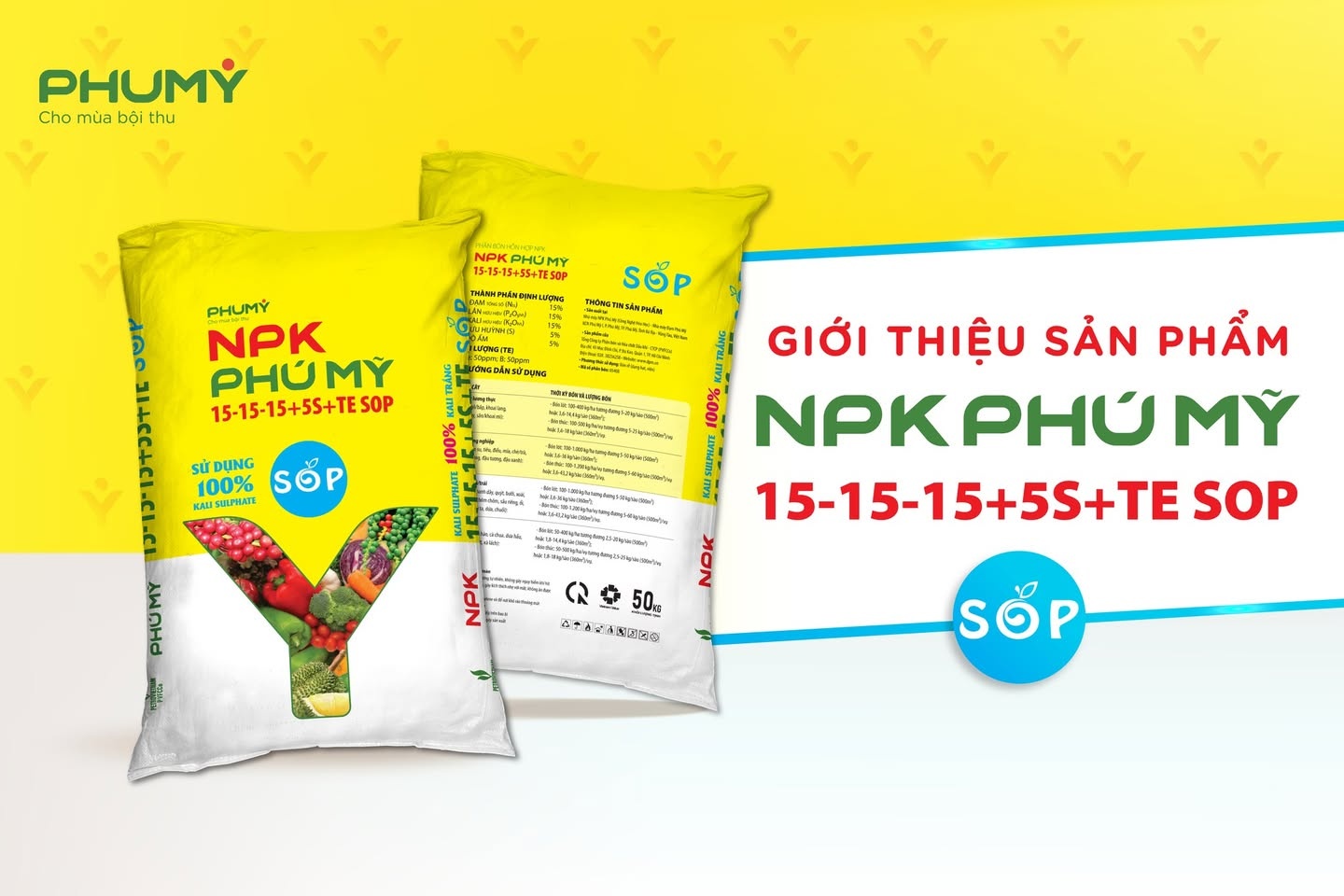Phân bón Phú Mỹ ra mắt sản phẩm mới sử dụng 100% Kali Sulphate
