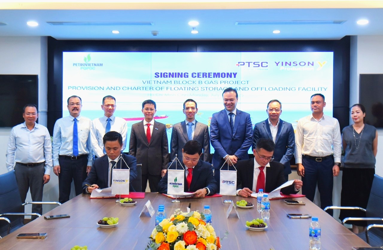 PTSC và Yinson Production ký Hợp đồng cung cấp FSO cho dự án Lô B