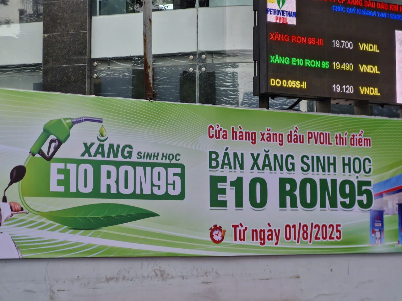 Hà Nội, Hải Phòng: Ngày mai 1/8 bắt đầu thí điểm bán xăng sinh học E10