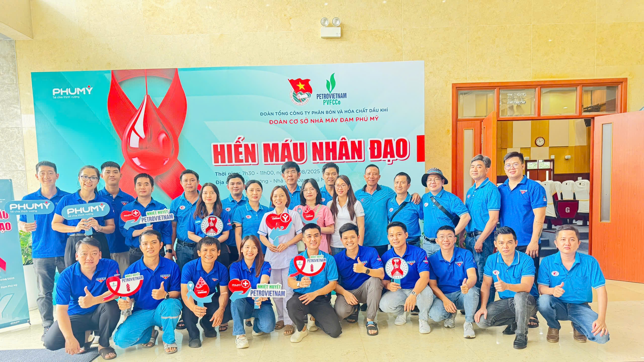 PVFCCo – Phú Mỹ và PVTrans lan tỏa yêu thương qua chương trình hiến máu nhân đạo năm 2025