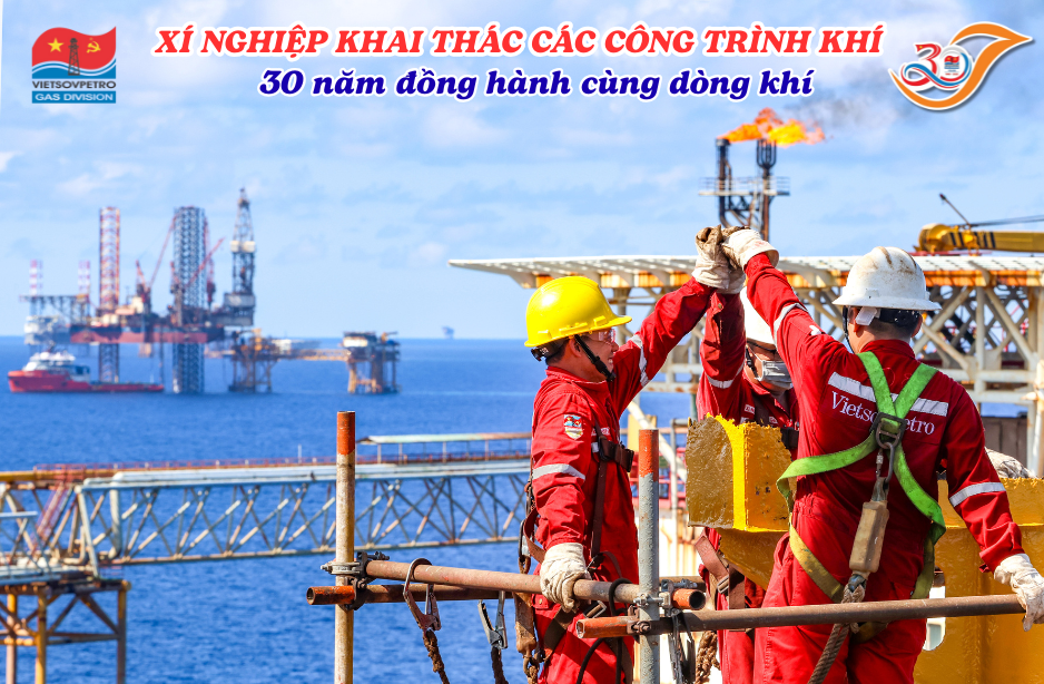 30 năm Xí nghiệp Khí (Vietsovpetro): Kiến tạo giá trị từ dòng khí đồng hành