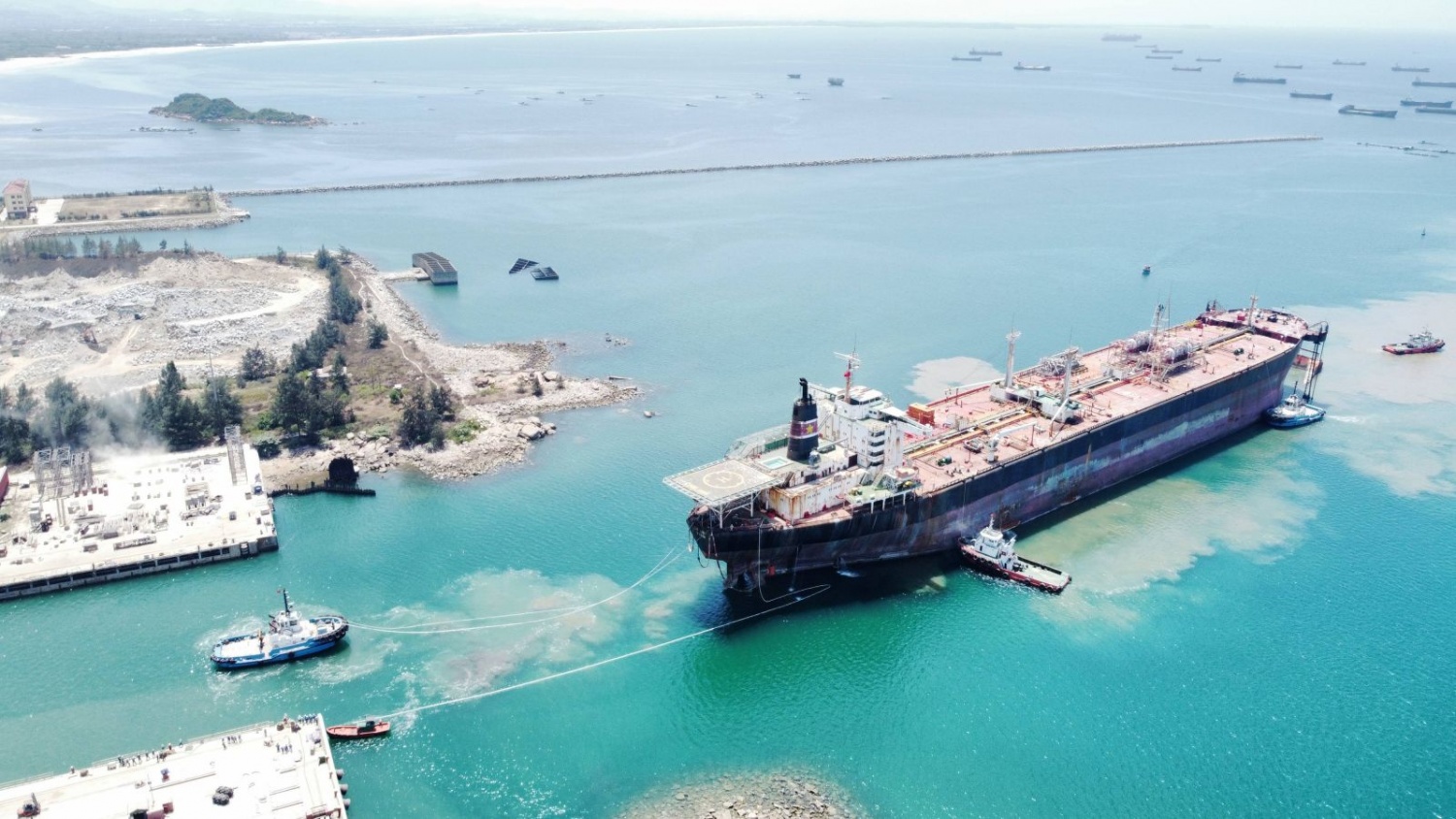 Tàu FSO Chí  Linh từng được PVSM tiếp nhận bảo dưỡng, sửa chữa vào năm 2018.