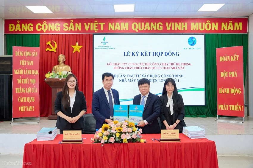 Ký kết hợp đồng gói thầu phòng cháy chữa cháy dự án NMNĐ Long Phú 1