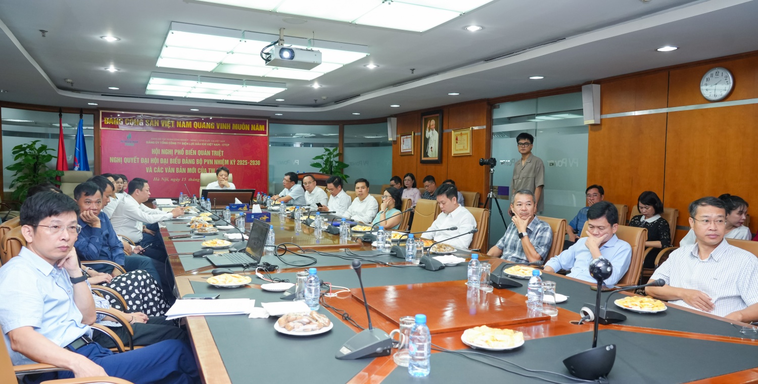 Đảng ủy PV Power quán triệt, triển khai thực hiện Nghị quyết Đại hội Đảng bộ Petrovietnam lần thứ IV và các văn bản mới của Trung ương Đảng ủy PV Power quán triệt, triển khai thực hiện Nghị quyết Đại hội Đảng bộ Petrovietnam lần thứ IV và các văn bản mới của Trung ương