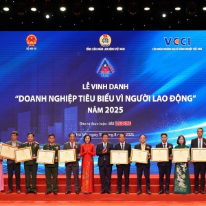 3 đơn vị Petrovietnam được vinh danh “Doanh nghiệp tiêu biểu vì người lao động” năm 2025