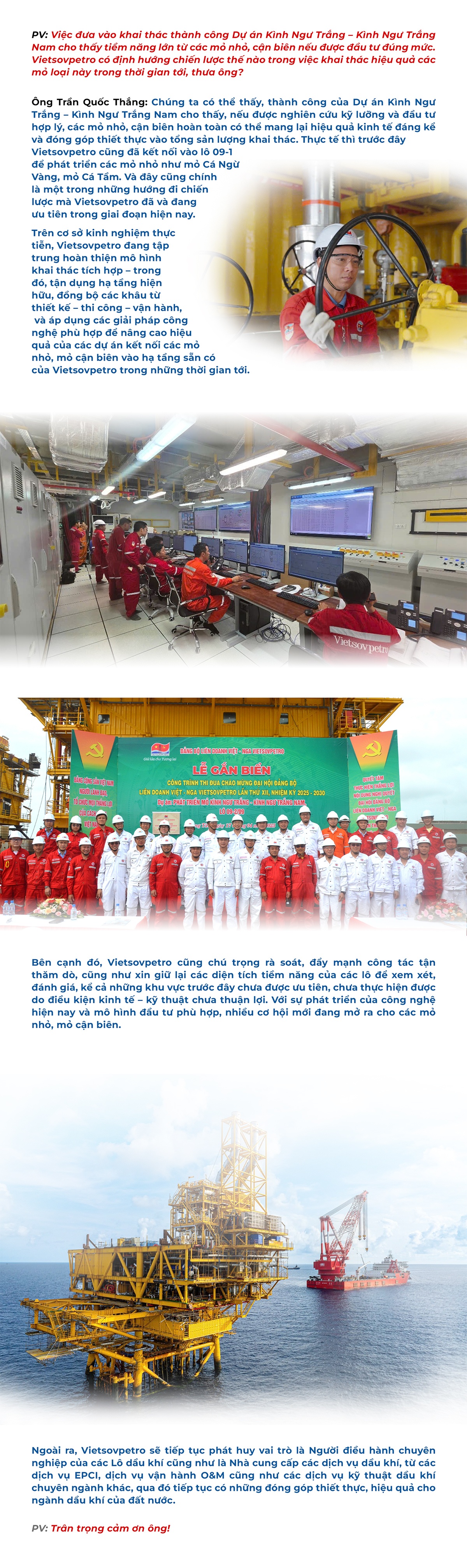 Kình Ngư Trắng, Kình Ngư Trắng Nam: Bước tiến mới trong duy trì sản lượng và tối ưu hạ tầng của Vietsovpetro
