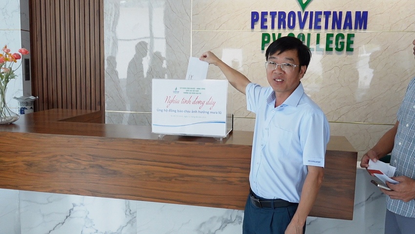 VPI, PVU và PV College chung tay ủng hộ người dân chịu thiệt hại do bão số 3