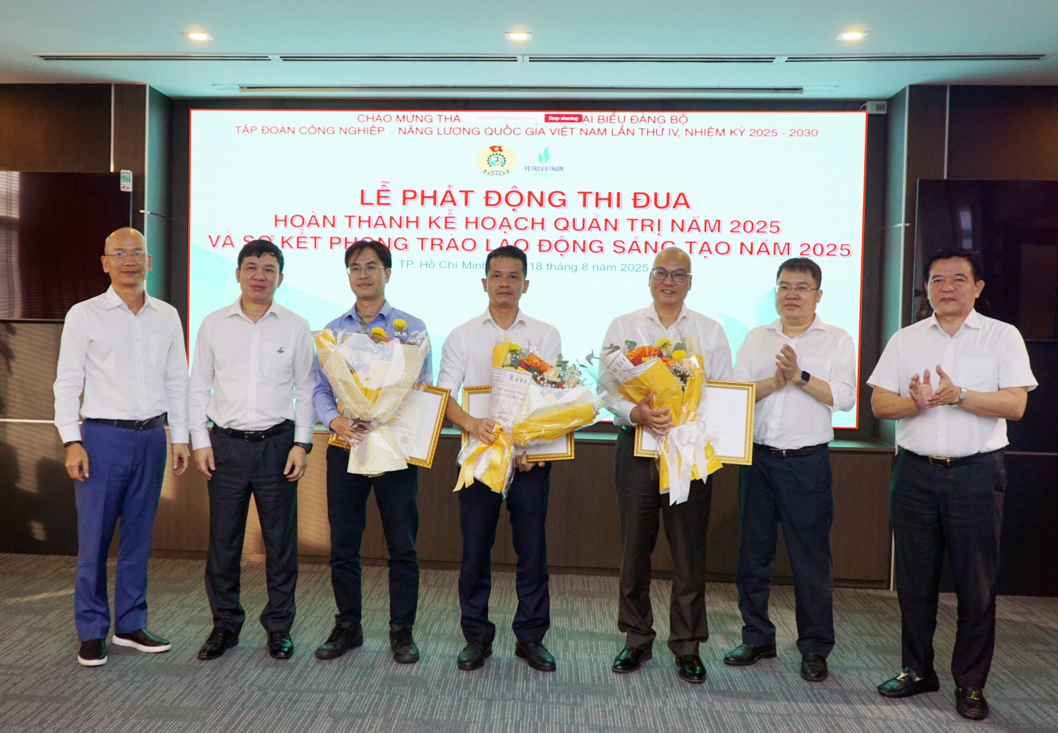 PVEP phát động thi đua hoàn thành kế hoạch quản trị năm 2025 và sơ kết phong trào lao động sáng tạo