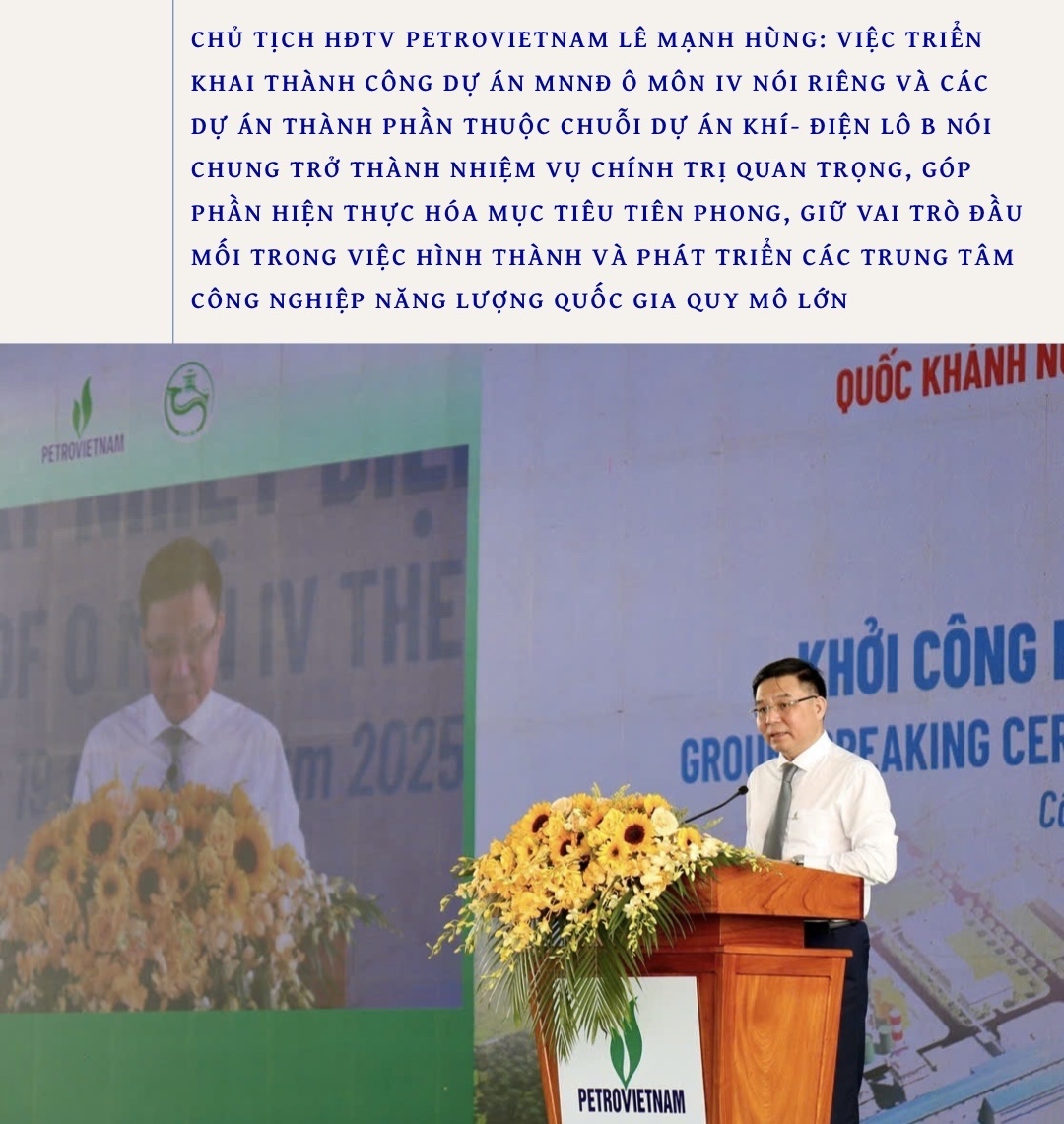 Khởi công NMNĐ Ô Môn IV - Nguồn động lực mới cho Đồng bằng sông Cửu Long