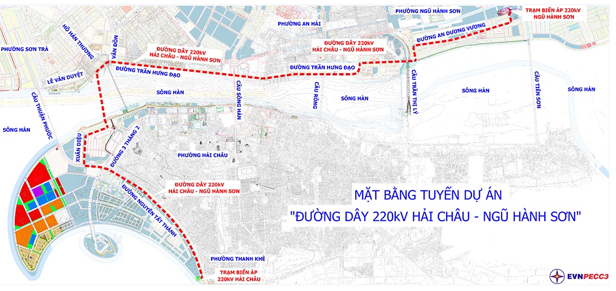 Đà Nẵng chấp thuận chủ trương đầu tư dự án truyền tải điện 220kV đầu tiên