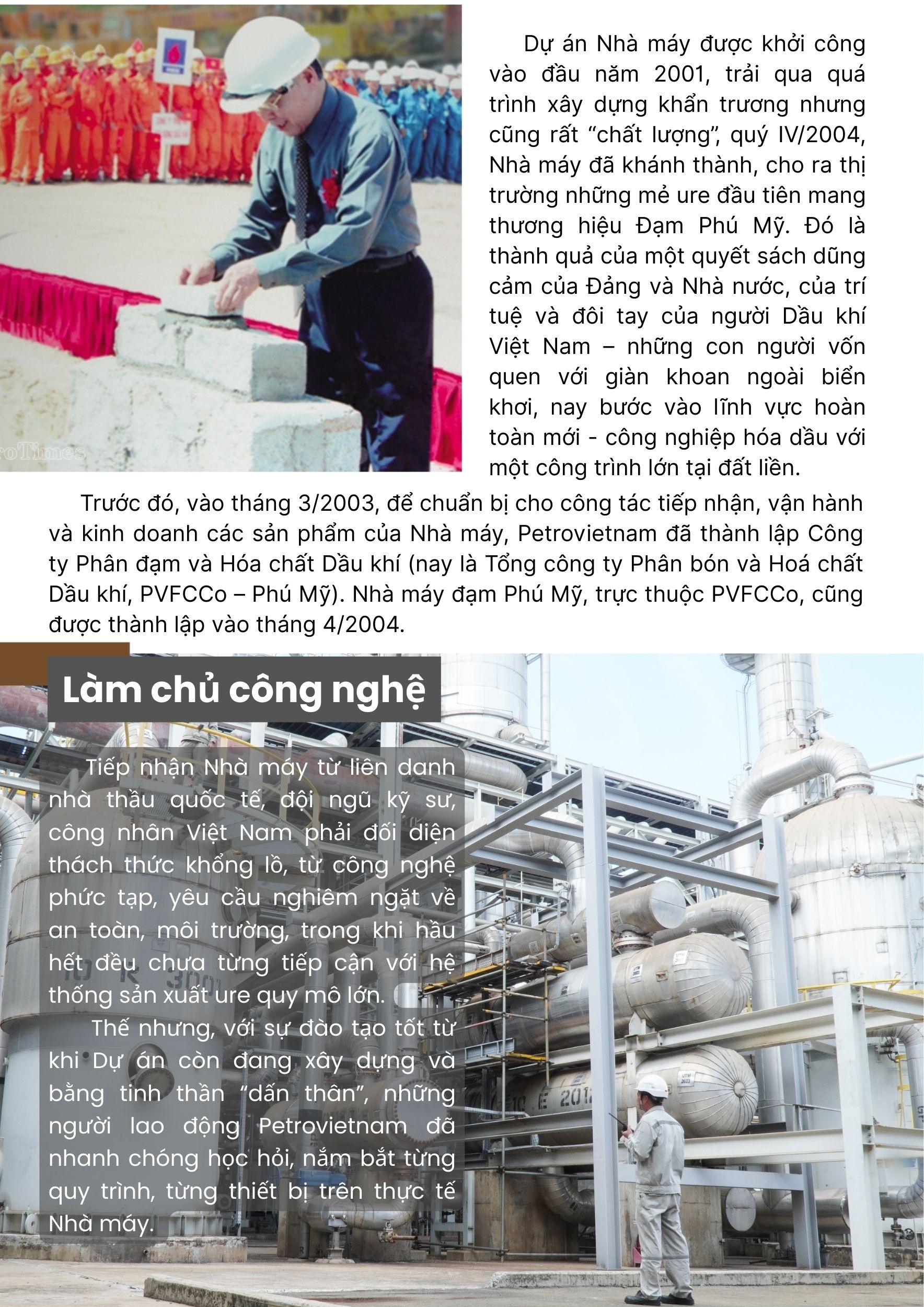 Phú Mỹ – Dấu son công nghiệp hóa dầu Việt Nam