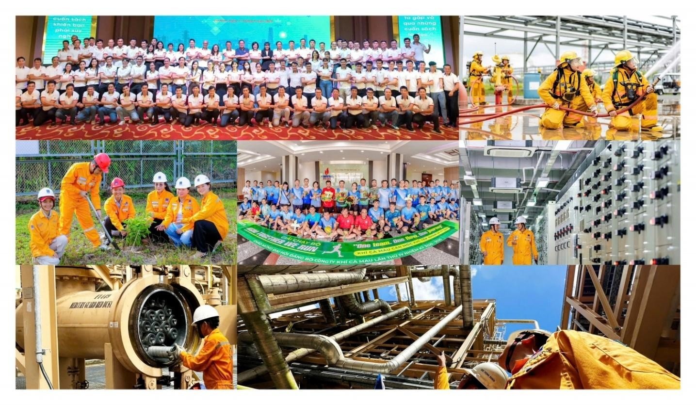 Tập thể PV GAS CA MAU không ngừng nỗ lực đảm bảo vận hành hệ thống liên tục, ổn định