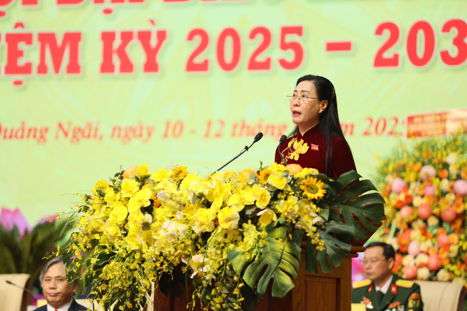 Khai mạc Đại hội đại biểu Đảng bộ tỉnh Quảng Ngãi lần thứ I, nhiệm kỳ 2025-2030