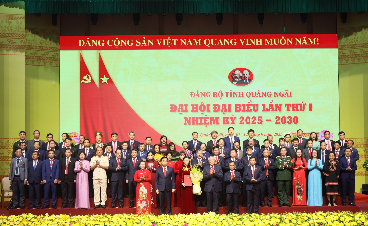 Ban Chấp hành Đảng bộ tỉnh Quảng Ngãi nhiệm kỳ 2025-2030 gồm 68 đồng chí