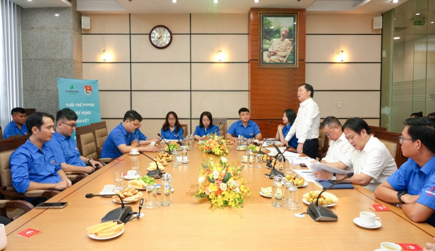 Toàn cảnh Hội nghị đoàn viên nhiệm kỳ 2025-2030 do Đoàn Thanh niên PVPGB tổ chức.