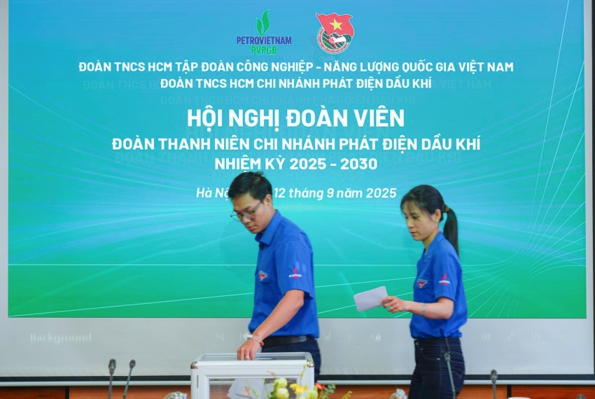 Hội nghị tiến hành bầu cử đoàn đại biểu dự Đại hội đại biểu Đoàn Tập đoàn Công nghiệp - Năng lượng Quốc gia Việt Nam lần thứ IV, nhiệm kỳ 2025-2030