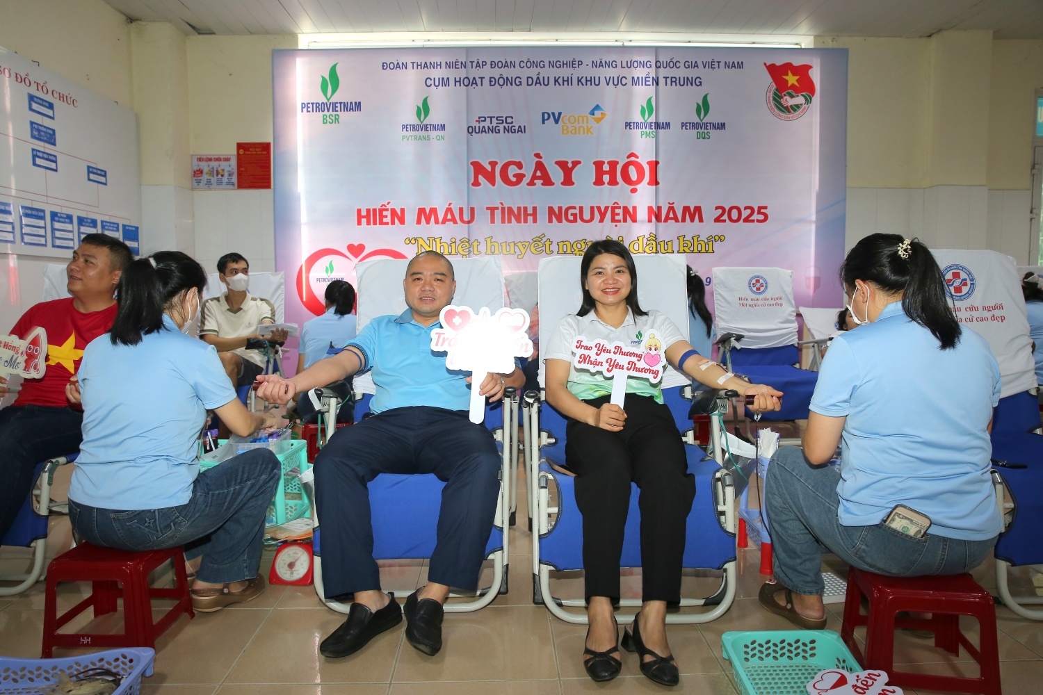 Người lao động BSR tích cực tham gia hiến máu – mỗi giọt máu cho đi, một cuộc đời ở lại.