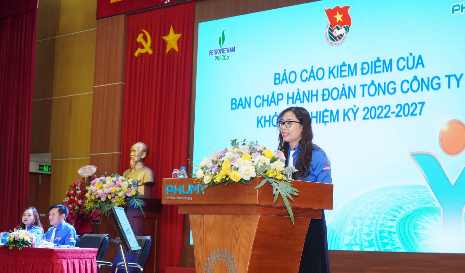 Đoàn thanh niên PVFCCo – Phú Mỹ: Xung kích, sáng tạo, vững bước trong nhiệm kỳ mới