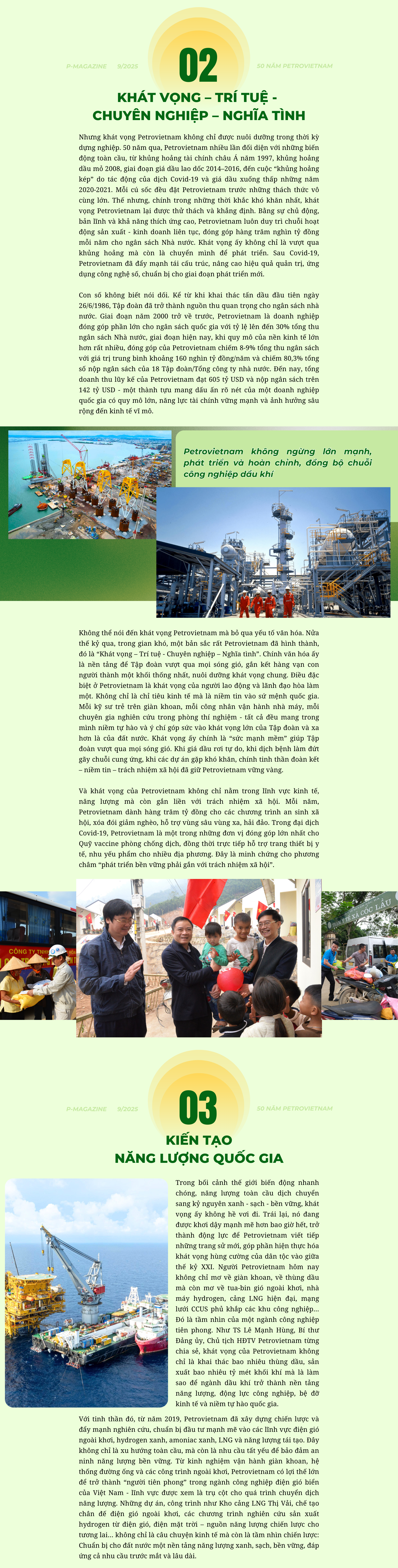 [P-Magazine] Khát vọng Petrovietnam: Từ ý chí vượt khó đến tầm nhìn kiến tạo năng lượng quốc gia