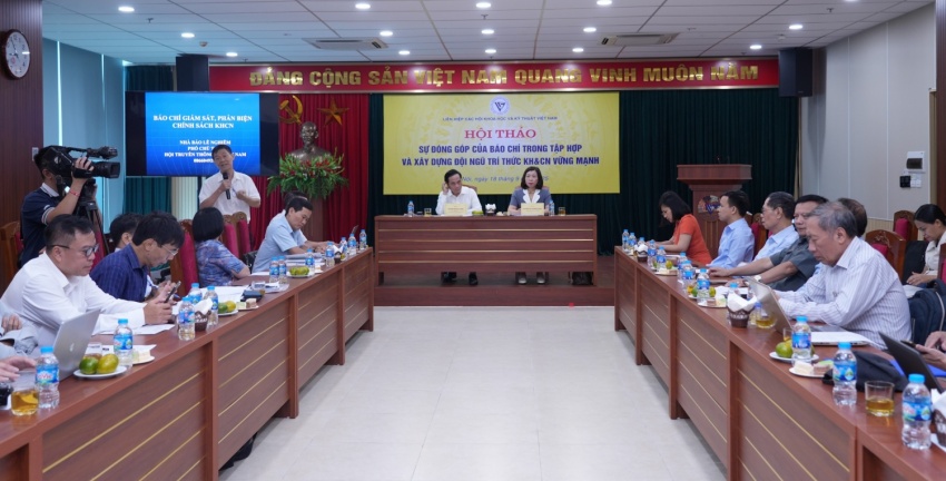 Phát huy vai trò báo chí trong tập hợp và xây dựng đội ngũ trí thức KH&CN
