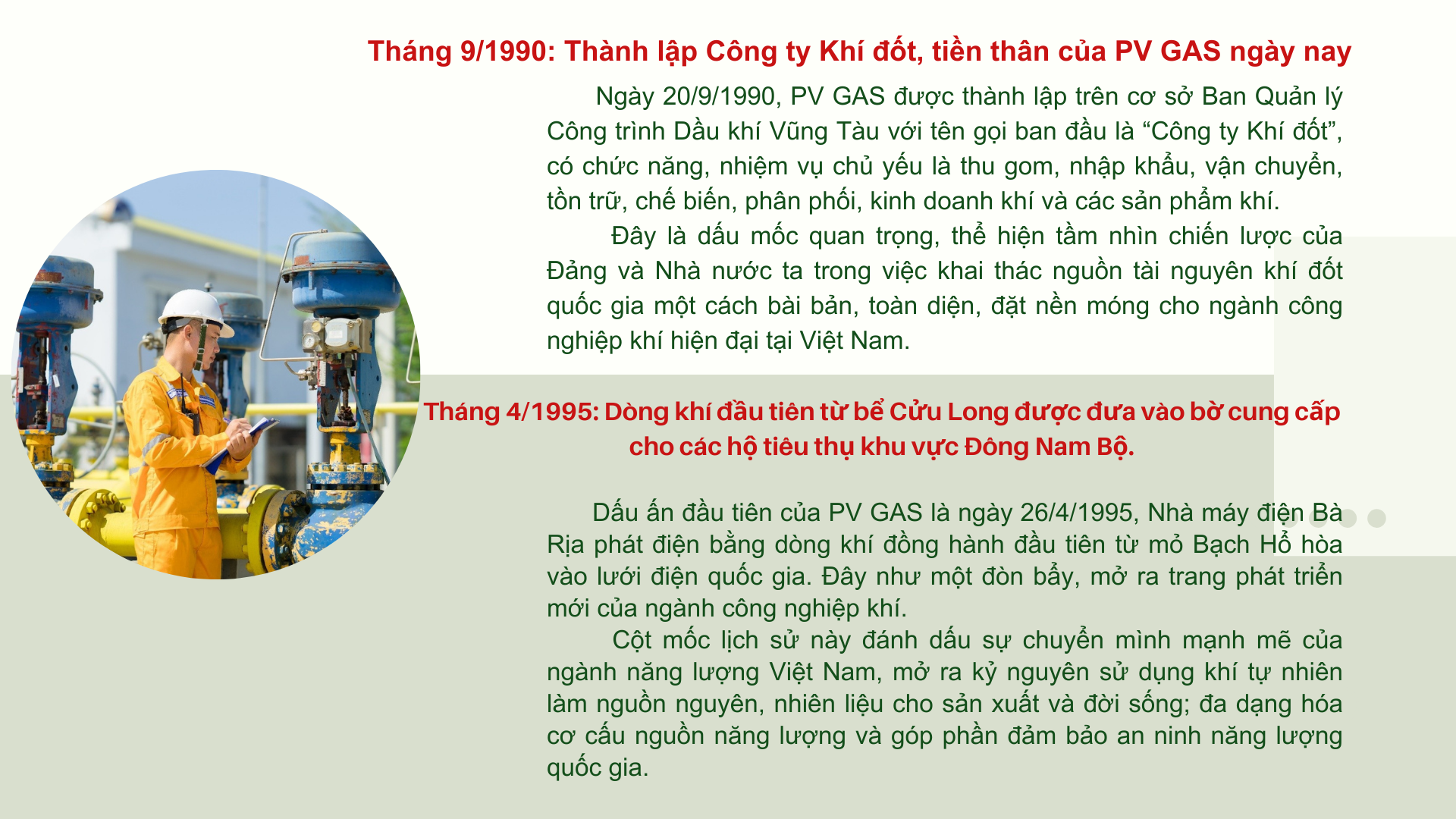 [E Magazine] Những mốc son trong 35 năm hình thành và phát triển của PV GAS