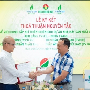 PVCFC và PV GAS D hợp tác trong cung cấp khí thiên nhiên cho nhà máy Nhơn Trạch
