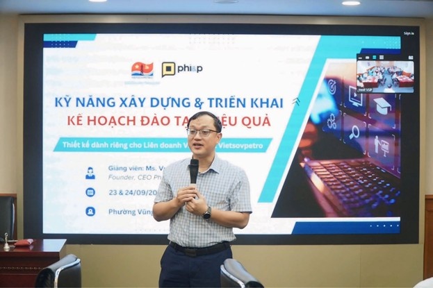 Vietsovpetro tổ chức khóa đào tạo “Kỹ năng xây dựng và triển khai kế hoạch đào tạo hiệu quả”