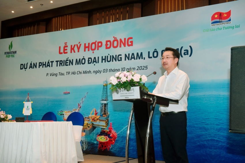 PVEP-POC và Vietsovpetro ký kết hợp đồng EPCI dự án phát triển mỏ Đại Hùng Nam, Lô 05-1(a)