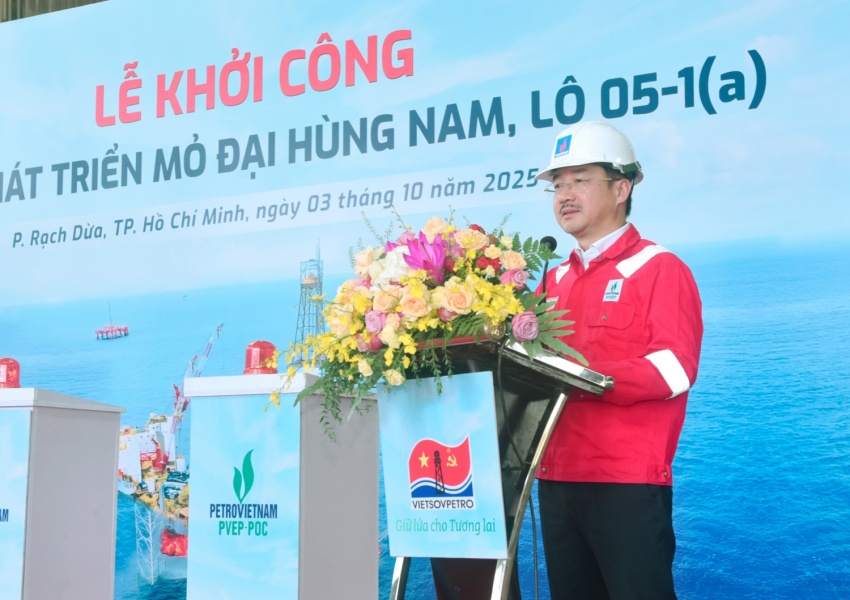 Chính thức khởi công dự án Đại Hùng Nam: Gia tăng sản lượng khai thác cho an ninh năng lượng