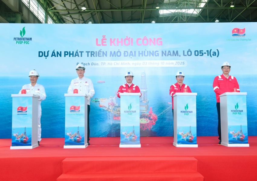 Chính thức khởi công dự án Đại Hùng Nam: Gia tăng sản lượng khai thác cho an ninh năng lượng