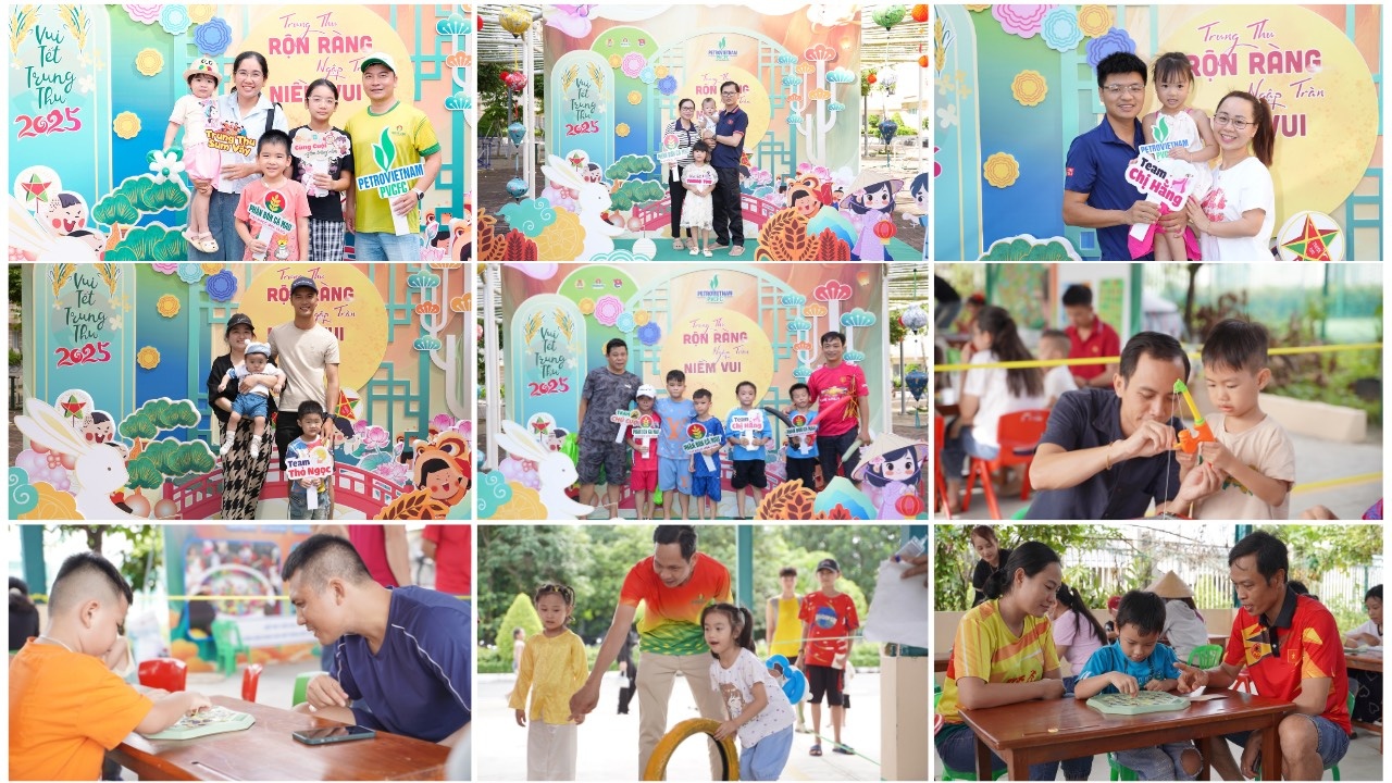 Công đoàn và Đoàn Thanh niên PVCFC tổ chức Tết Trung thu 2025 cho con em CBCNV