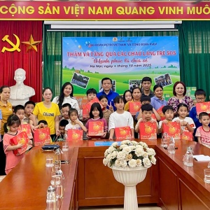Công đoàn Petrovietnam và Công đoàn PVEP mang Trung thu yêu thương đến Làng trẻ em SOS Hà Nội