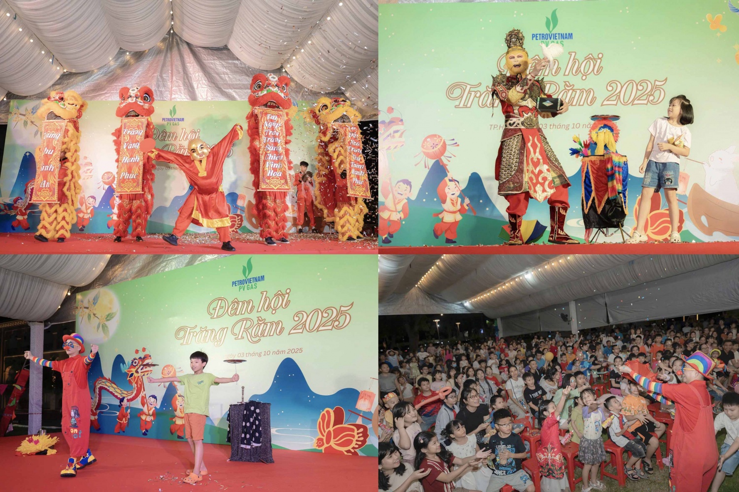 Chương trình “Đêm hội trăng rằm 2025” nhiều màu sắc tại các đơn vị khu vực Vũng Tàu