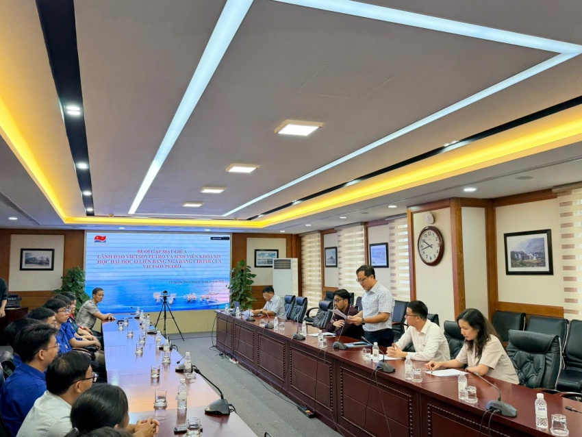 Vietsovpetro gặp gỡ tân sinh viên được cử đi du học tại Liên bang Nga 2025