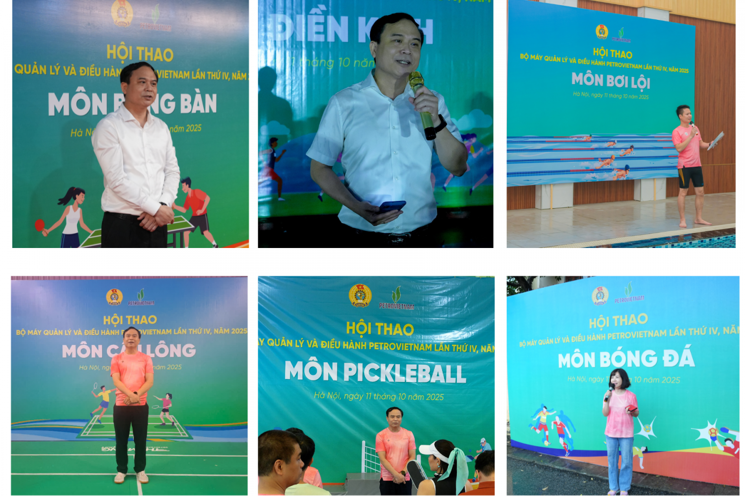 Hội thao BMQL&ĐH Petrovietnam lần thứ IV: Khỏe để cống hiến, gắn kết để phát triển