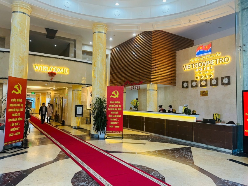 Khách sạn Vietsovpetro Đà Lạt vinh dự đón tiếp đoàn đại biểu Đại hội Đảng bộ tỉnh Lâm Đồng lần thứ I