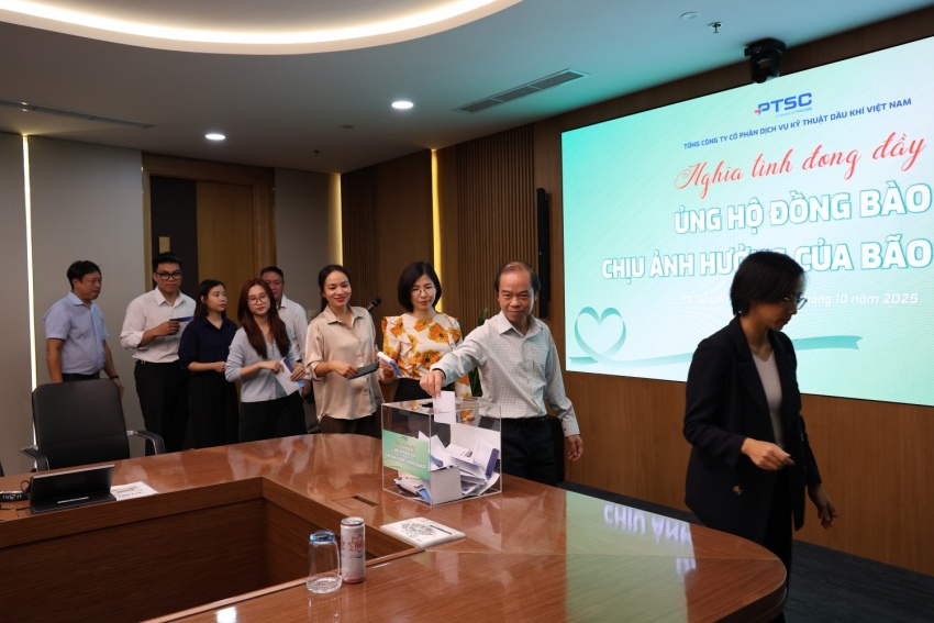 PTSC chung tay hỗ trợ đồng bào bị ảnh hưởng bởi bão Bualoi