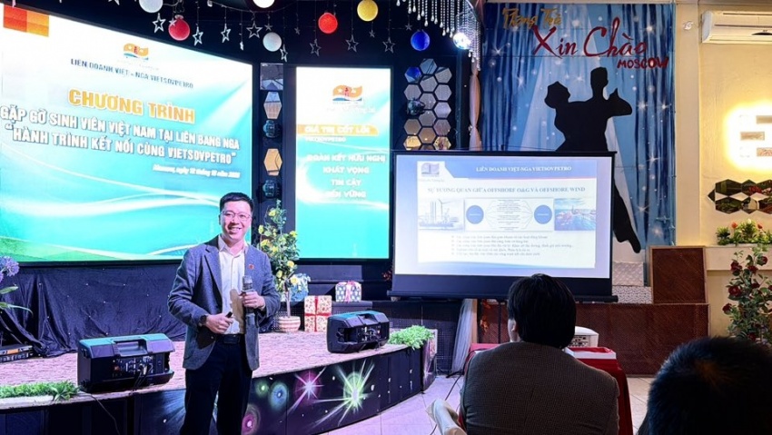 Vietsovpetro gặp gỡ sinh viên tại Moskva: Tăng cường kết nối với trí thức trẻ Việt Nam tại Liên bang Nga