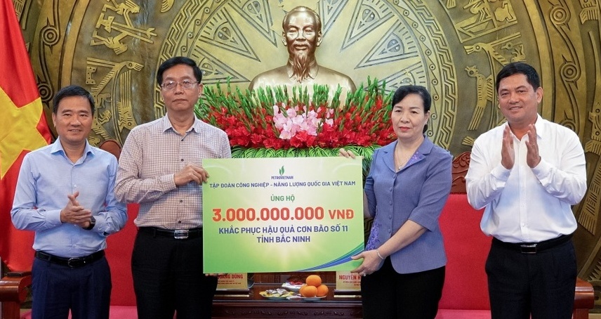 Petrovietnam chung tay cùng Bắc Ninh, Lạng Sơn vượt qua bão lũ lịch sử