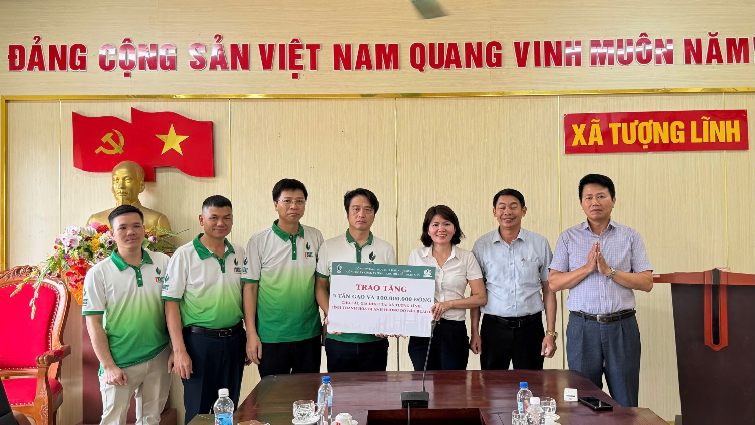 Công đoàn Petrovietnam/NSRP hỗ trợ người lao động và đồng bào tỉnh Thanh Hóa vượt qua khó khăn sau bão