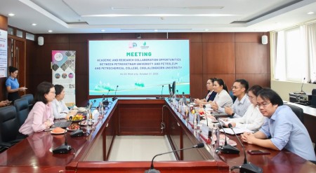 PVU tăng cường hợp tác với PPC - Đại học Chulalongkorn (Thái Lan)