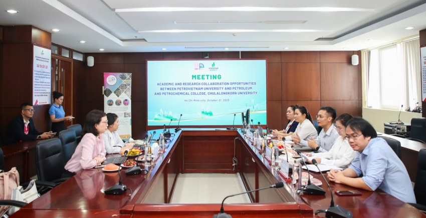 PVU tăng cường hợp tác với PPC - Đại học Chulalongkorn (Thái Lan)